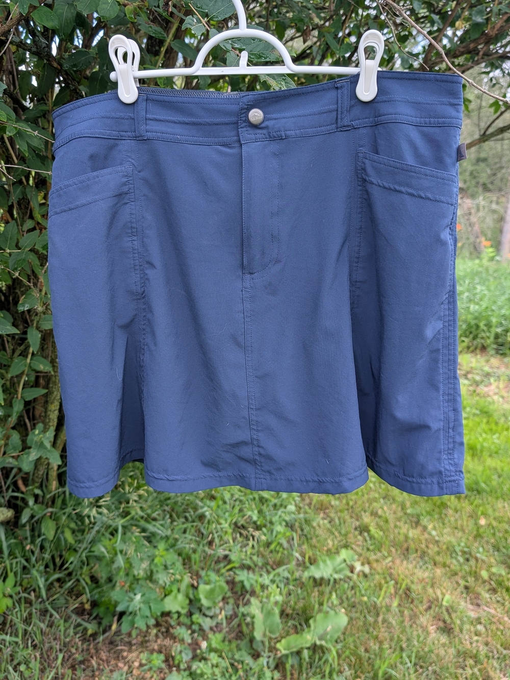 L.L. Bean Navy Active Skort